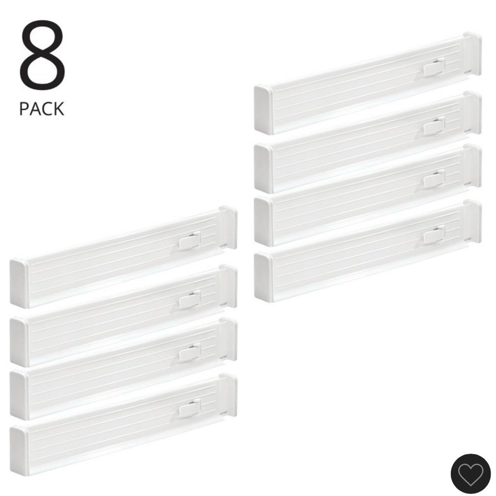 NWT M. Design expandable adjustable drawer divider foam ends